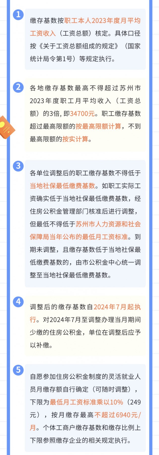 7月起执行！苏州公积金缴存基数调整