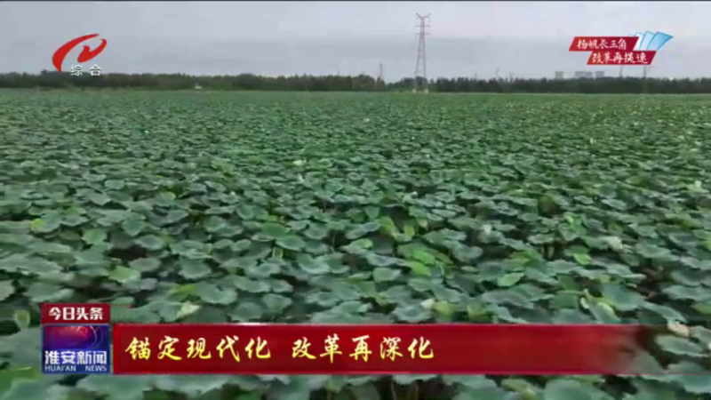 扬帆长三角 改革再提速丨江苏淮安：厚植生态农业底色 擦亮“秀水长流”品牌